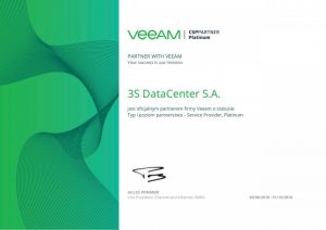 3S Data Center Pierwszym w Polsce partnerem veeam 