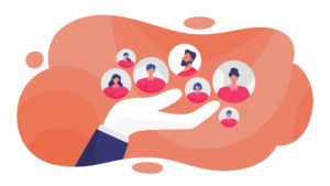 Human resources concept. Idea of a recruitment